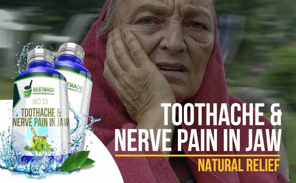 Toothache and nerve pain in jaw natural remedy