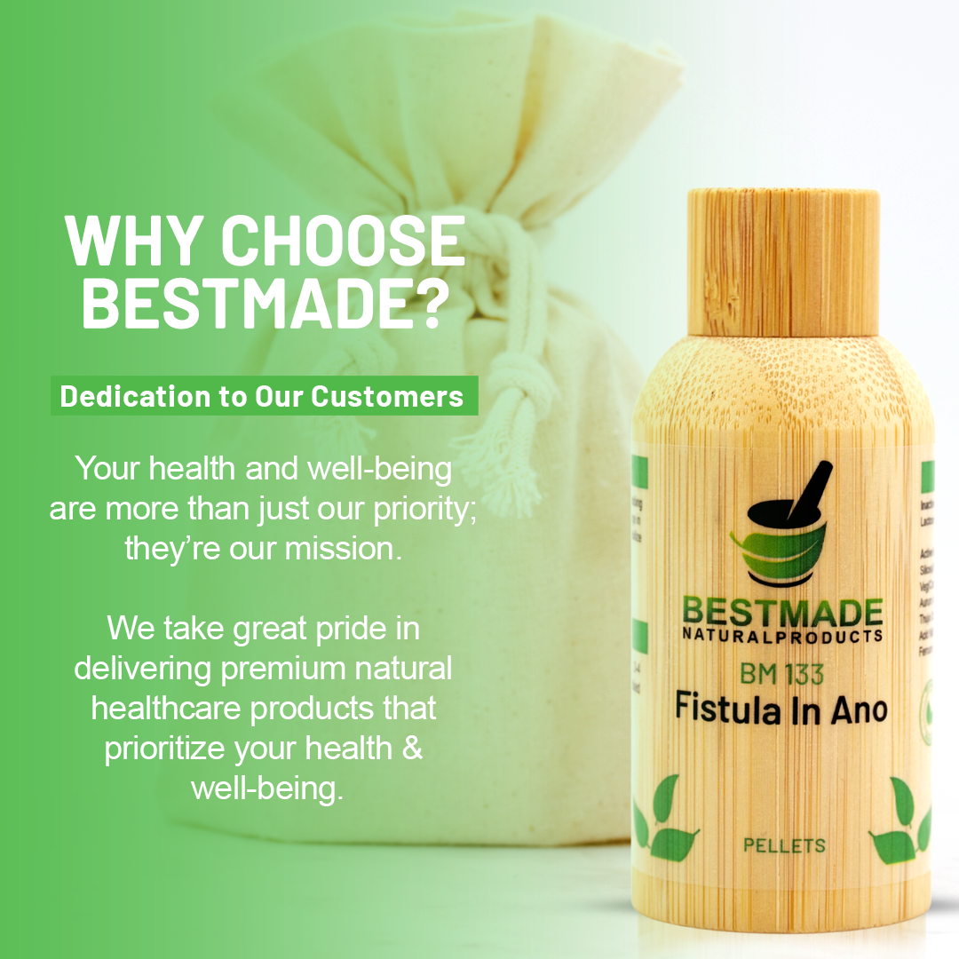Fistula in Ano Natural Remedy BM133 - Reduces Discharge in Anus, Helps Normalize Bowel Movements & Relieve Throbbing Pains, Drink with Water