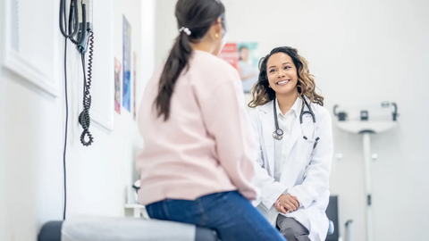 Woman in medical appointment