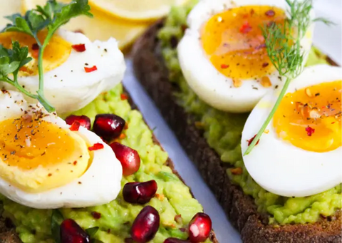 Avocado and egg toast