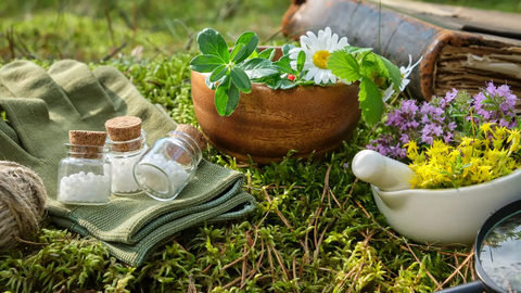 Homeopathic remedies and medicinal herbs