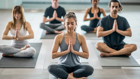 Yoga class