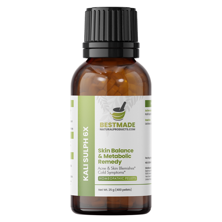 Kali Sulph 6x (Kalium Sulphuricum) Cell Salt - Skin Balance &amp; Metabolic Remedy