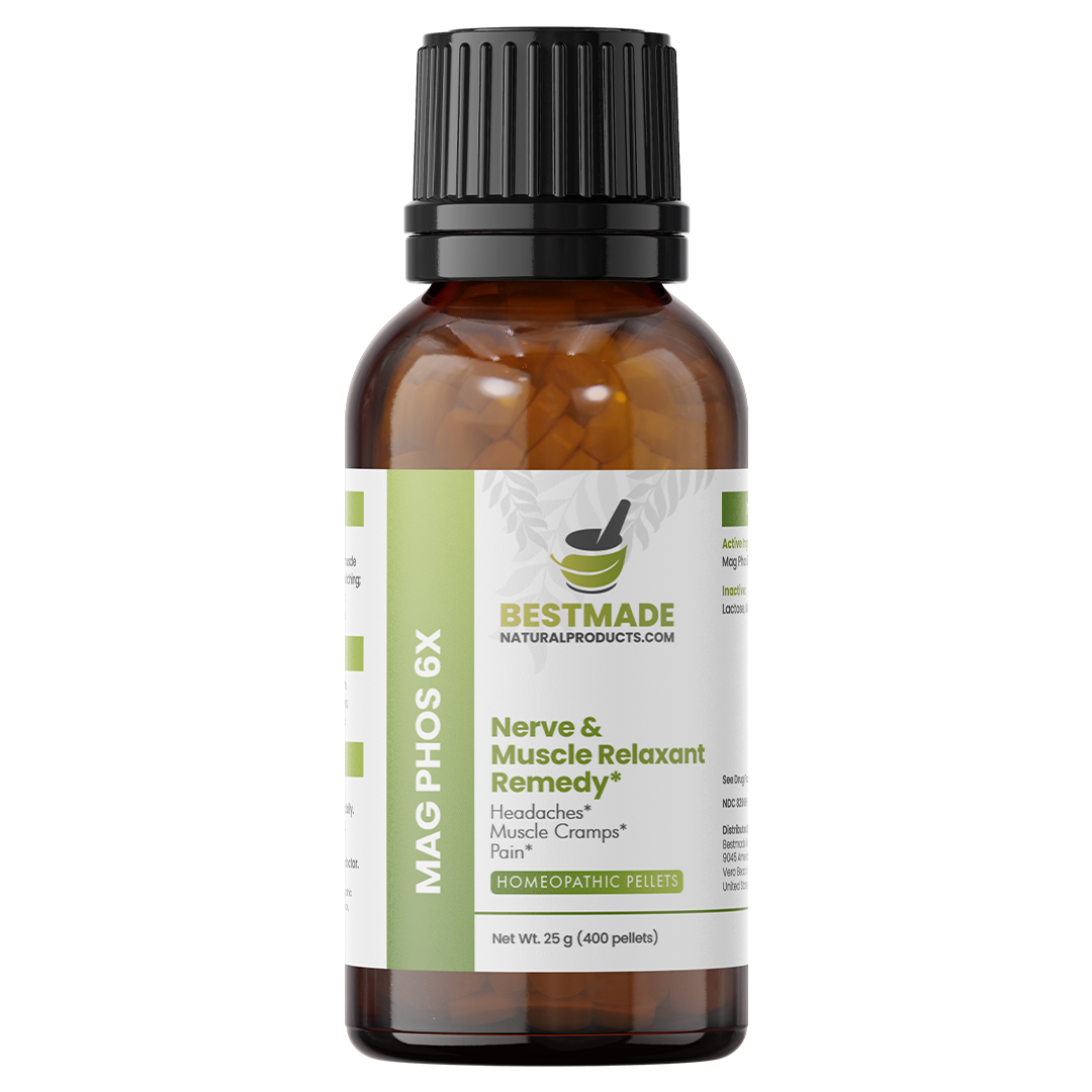 Mag Phos 6x (Magnesia Phosphorica) Cell Salt - Nerve &amp; Muscle Relaxant Natural Remedy