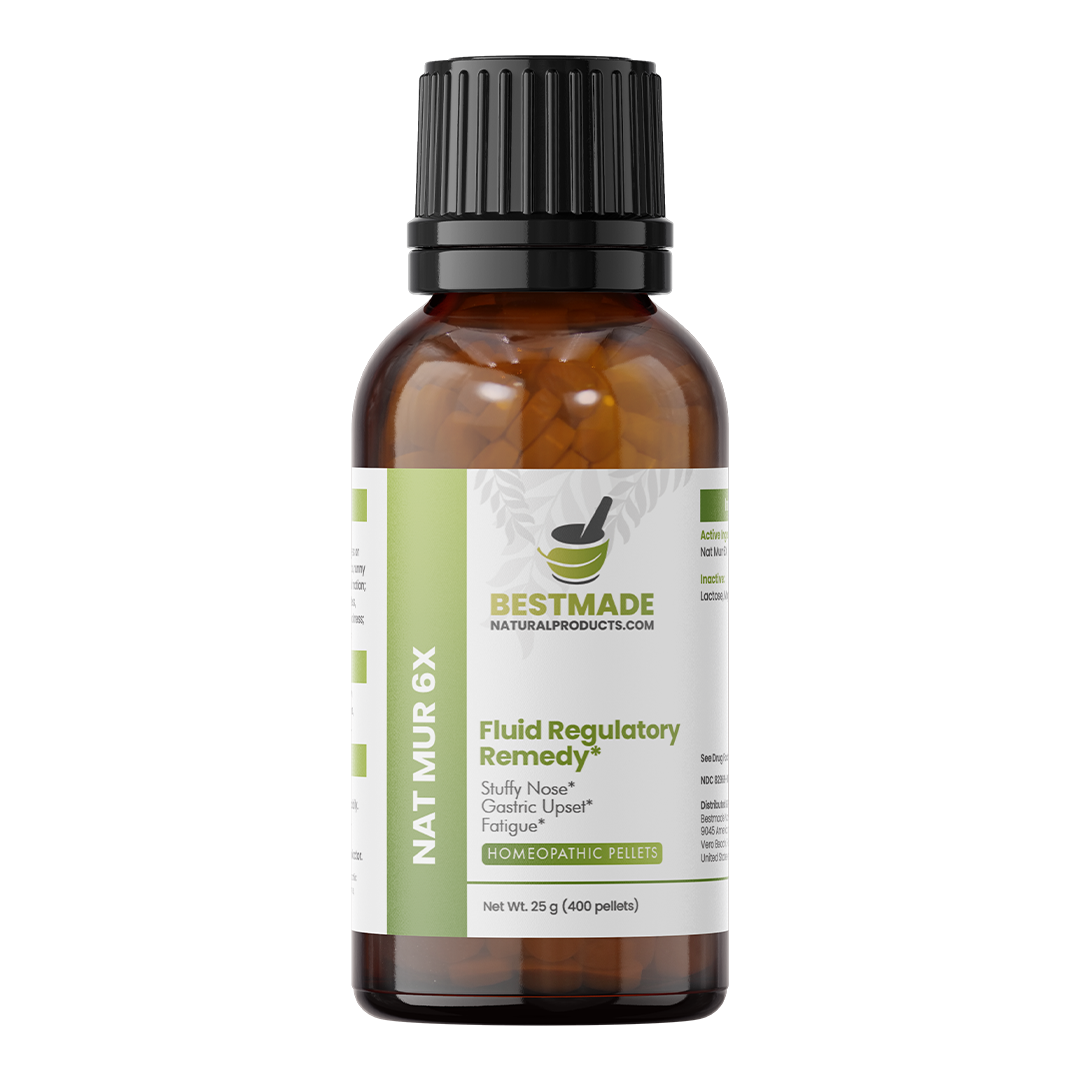 Nat Mur 6x (Natrum Muriaticum) Cell Salt - Fluid Regulation Remedy