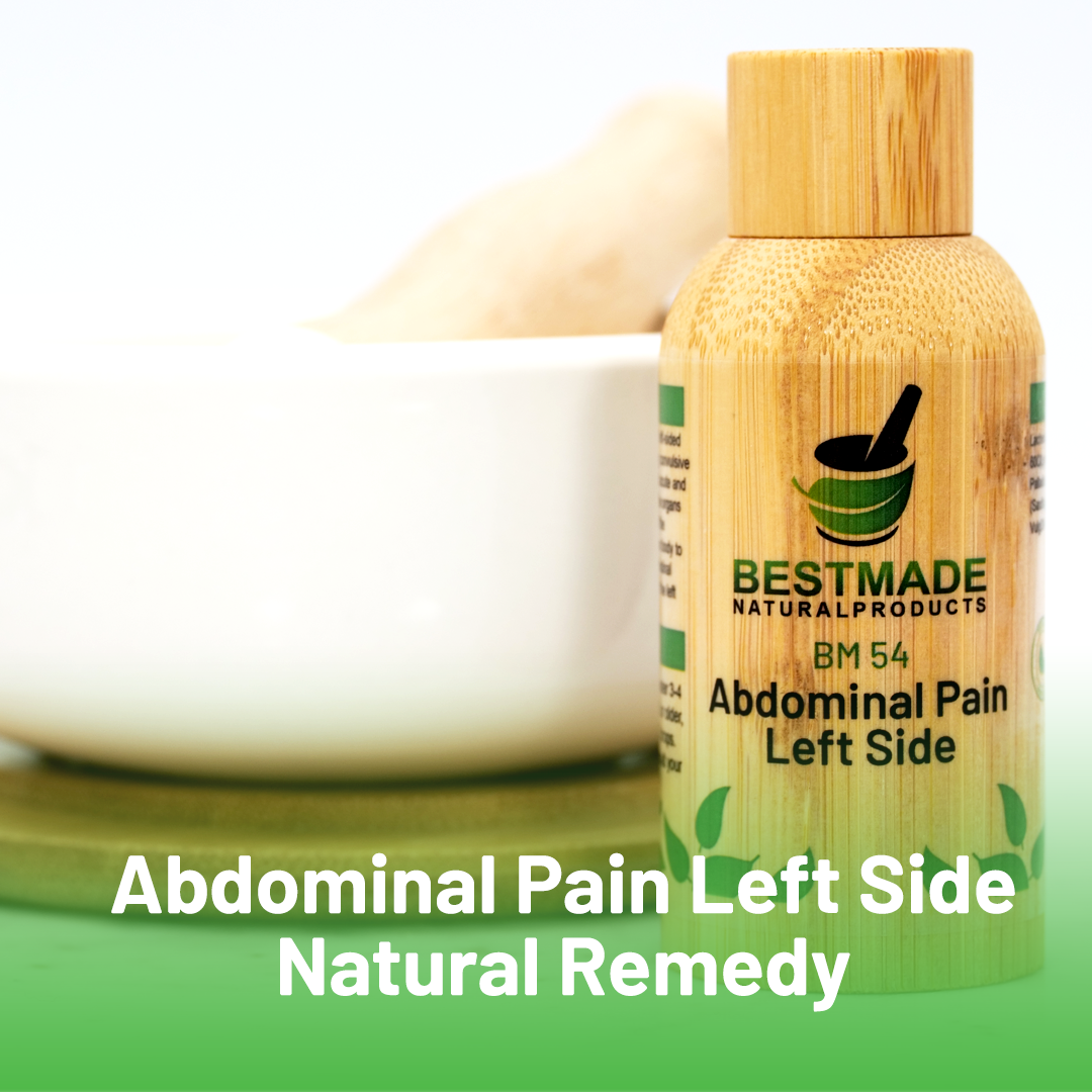 Abdominal Pain Left Side Natural Remedy (BM54) Six Pack-