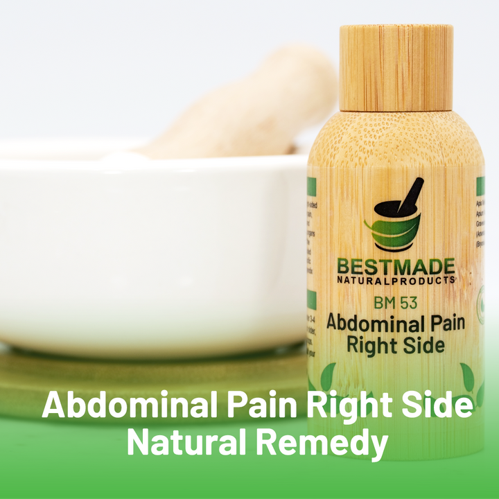 Abdominal Pain Right Side Natural Remedy (BM53) - Simple