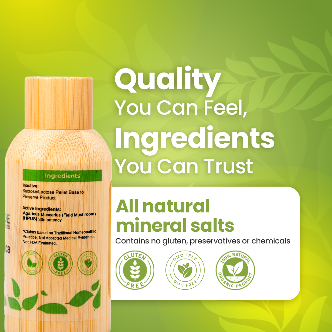 Agaricus Muscarius 30C - Support for Vertigo Trembling &