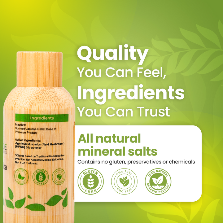 Agaricus Muscarius 30C - Support for Vertigo Trembling &