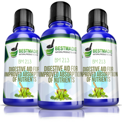 All Natural Digestive Aid for Improved Absorption of Nutrients BM213 Triple Pack- Save 30%