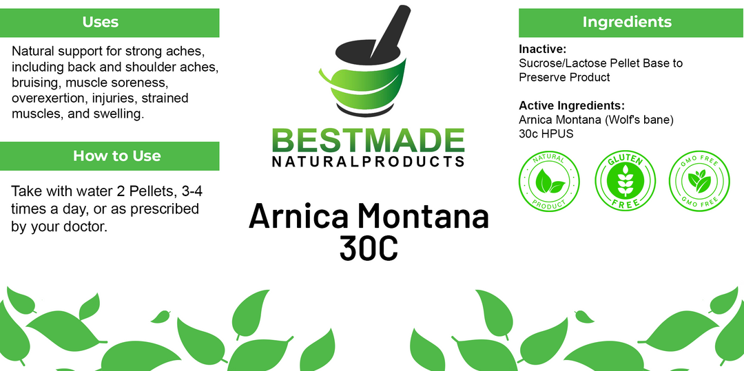 Arnica Montana 30C - Support for Muscle Recovery Soreness