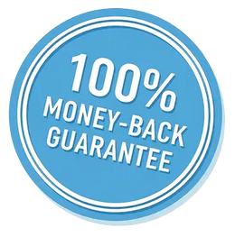 100% money-back guarantee