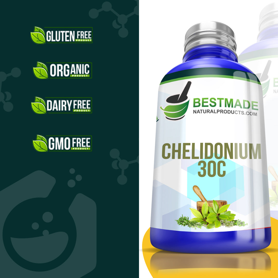 BestMade Natural Chelidonium Majus Pills for Indigestion - 