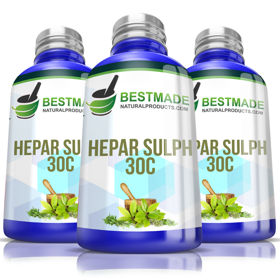 BestMade Natural Hepar Sulphuris Calcareum Pills for Gum