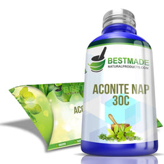 Bestmade Single Remedy  Aconitum Napellus  for Fear, Anxiety and Restlessness