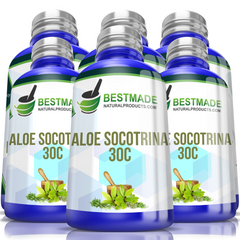 Bestmade Single Remedy Aloe Socotrina for Diarrhea & Hemorrhoids Six Pack- Save 50%