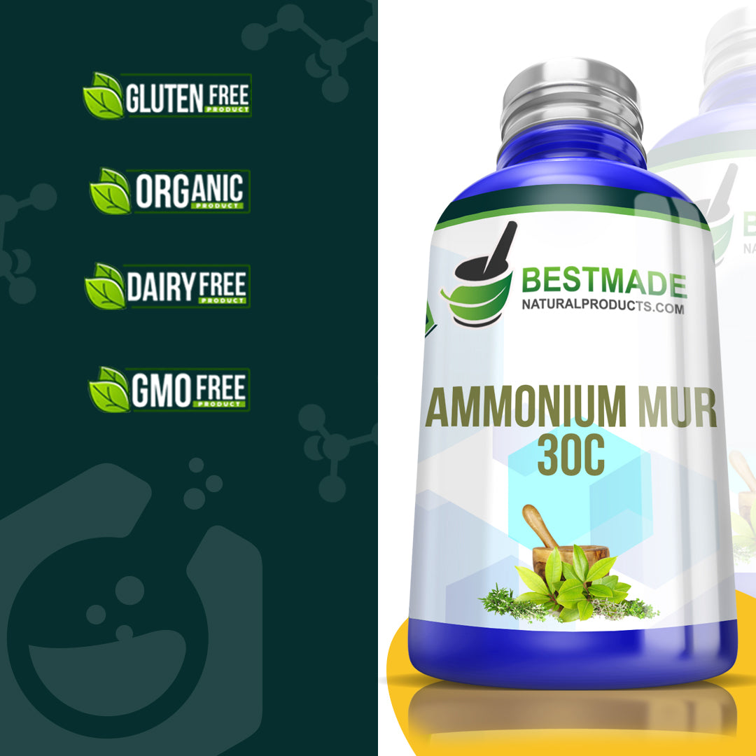 All Natural Fever Remedy - Ammonium Muriaticum Pills - 