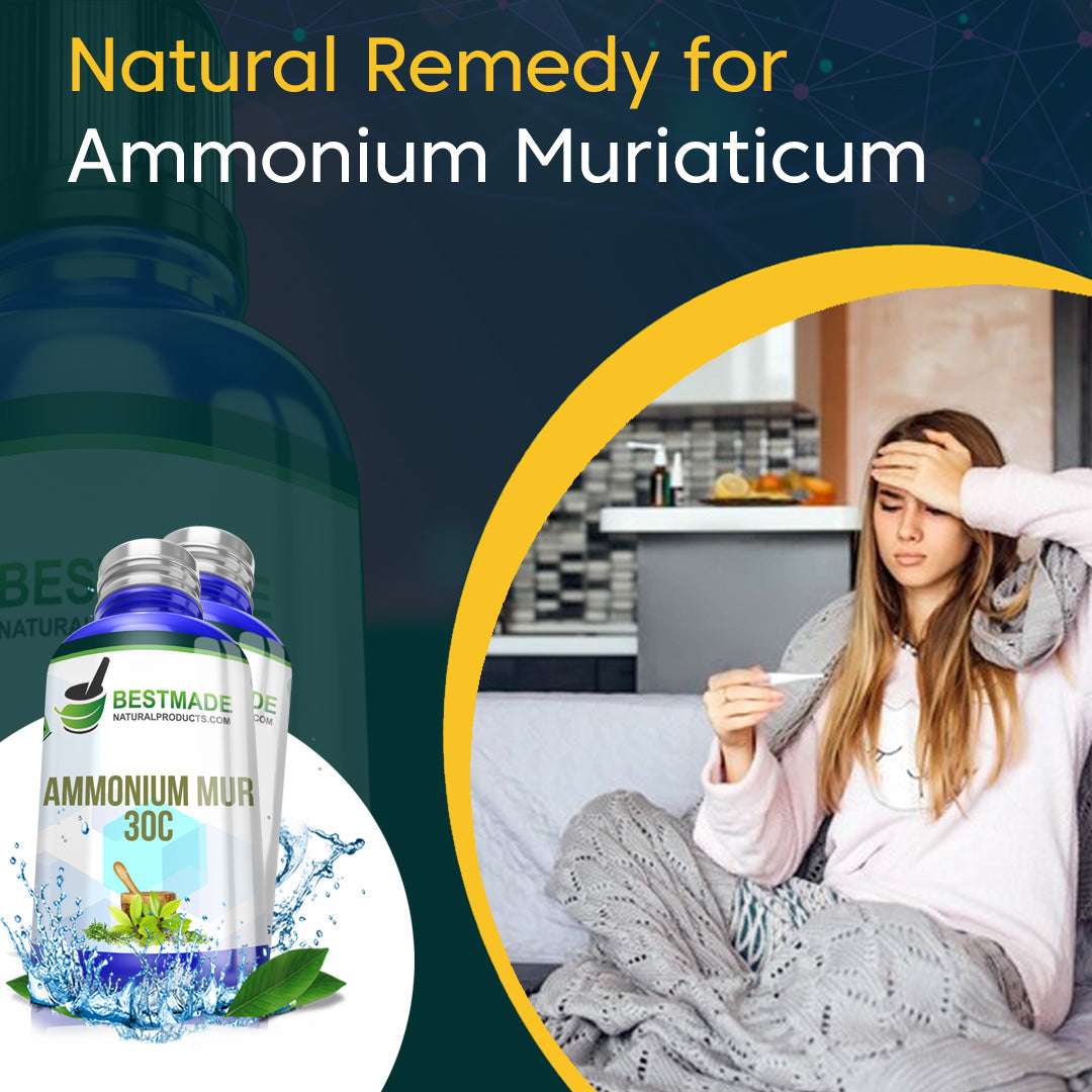 All Natural Fever Remedy - Ammonium Muriaticum Pills - 