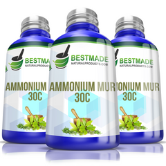 Bestmade Single Remedy Ammonium Muriaticum For Fever Triple Pack- Save 30%