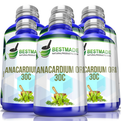 Bestmade Single Remedy Anacardium Orientale for Nervous Dyspepsia   Six Pack- Save 50%