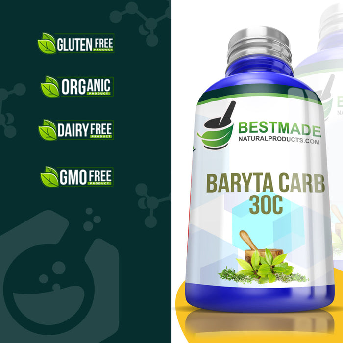 All Natural Organic Baryta Carbonica Pills Remedy for 