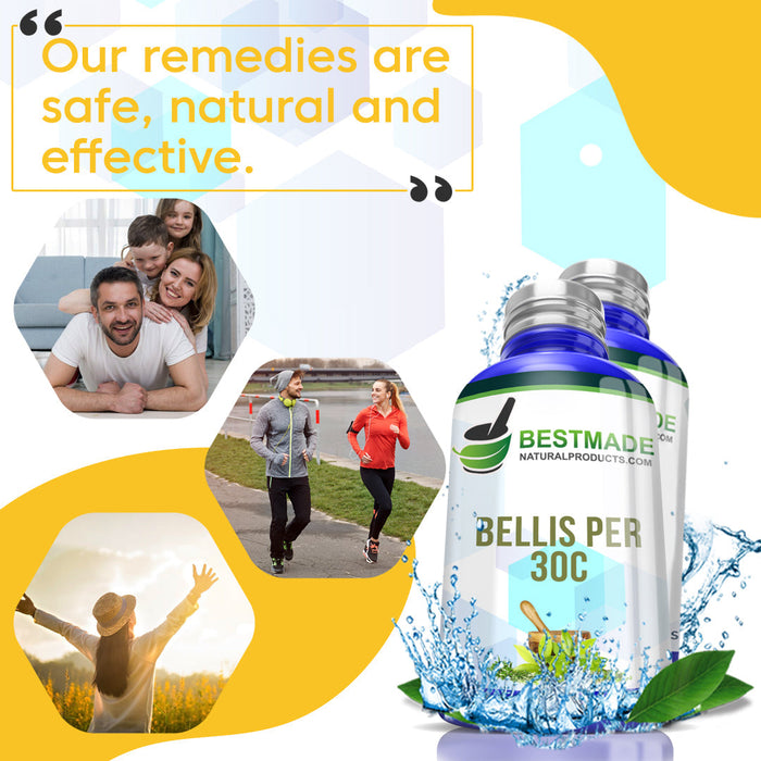 BestMade Bellis Perennis Pills - Natural Relief for Sore 