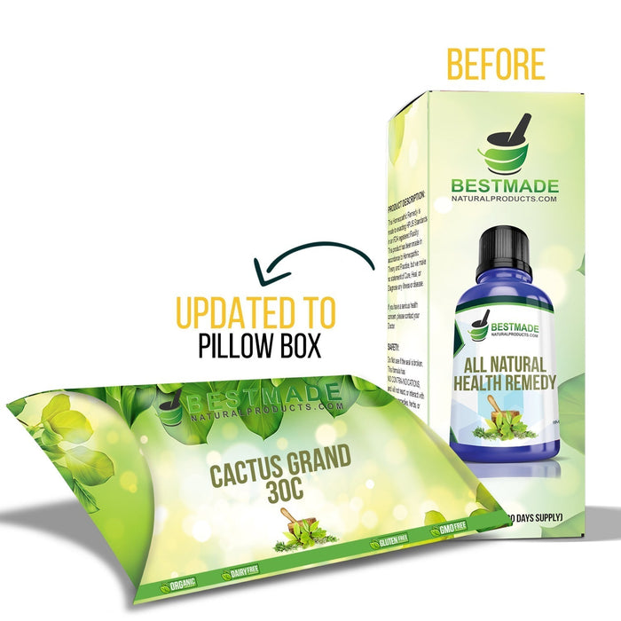 BestMade Natural Cactus Grandiflorus Pills for Relief from 