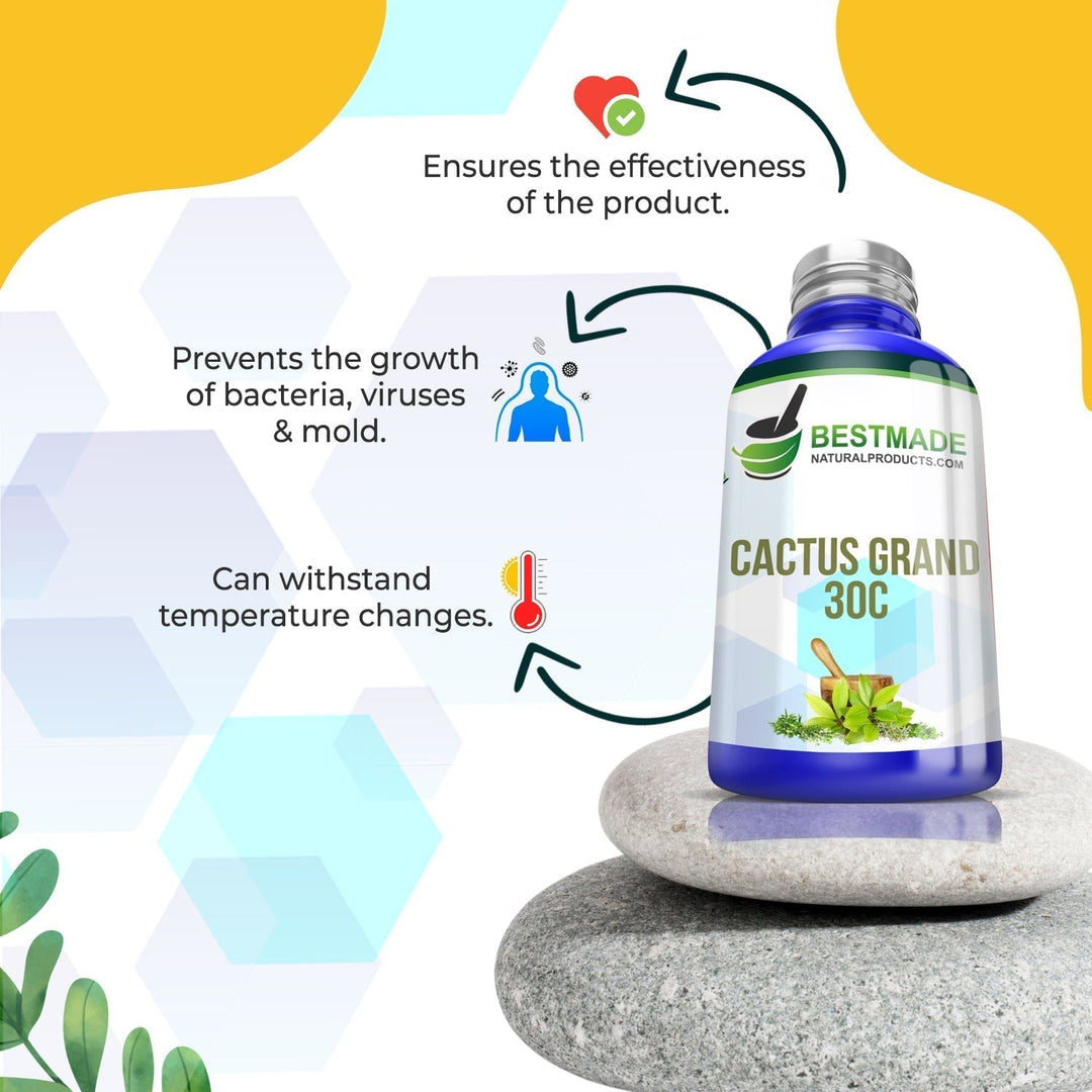 BestMade Natural Cactus Grandiflorus Pills for Relief from 