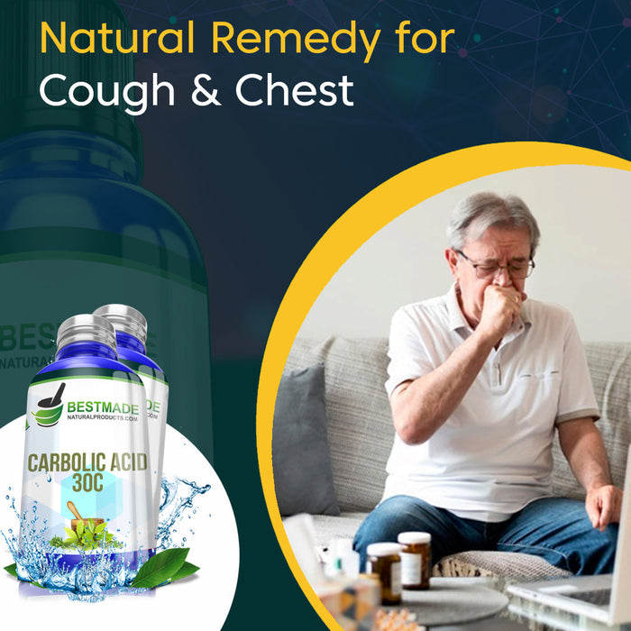 BestMade Natural Carbolicum Acid Remedy for Cough & Chest 