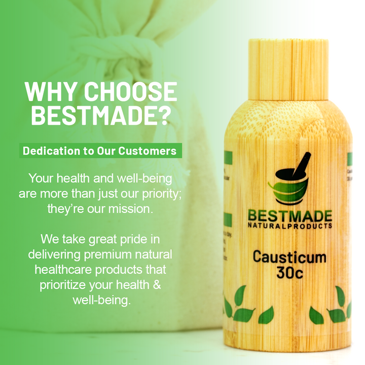 Bestmade Single Remedy Causticum for Bed Wetting Symptoms