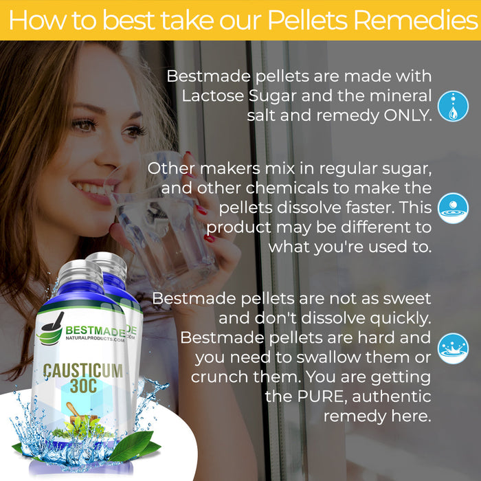 BestMade Causticum Pills for Bed Wetting Symptoms Relief - 