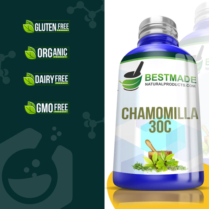 BestMade Natural Chamomilla Pills for Relief from Insomnia -