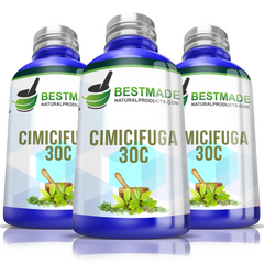 Bestmade Single Remedy Cimicifuga  for Menstruation Pain & Cramps Triple Pack- Save 30%