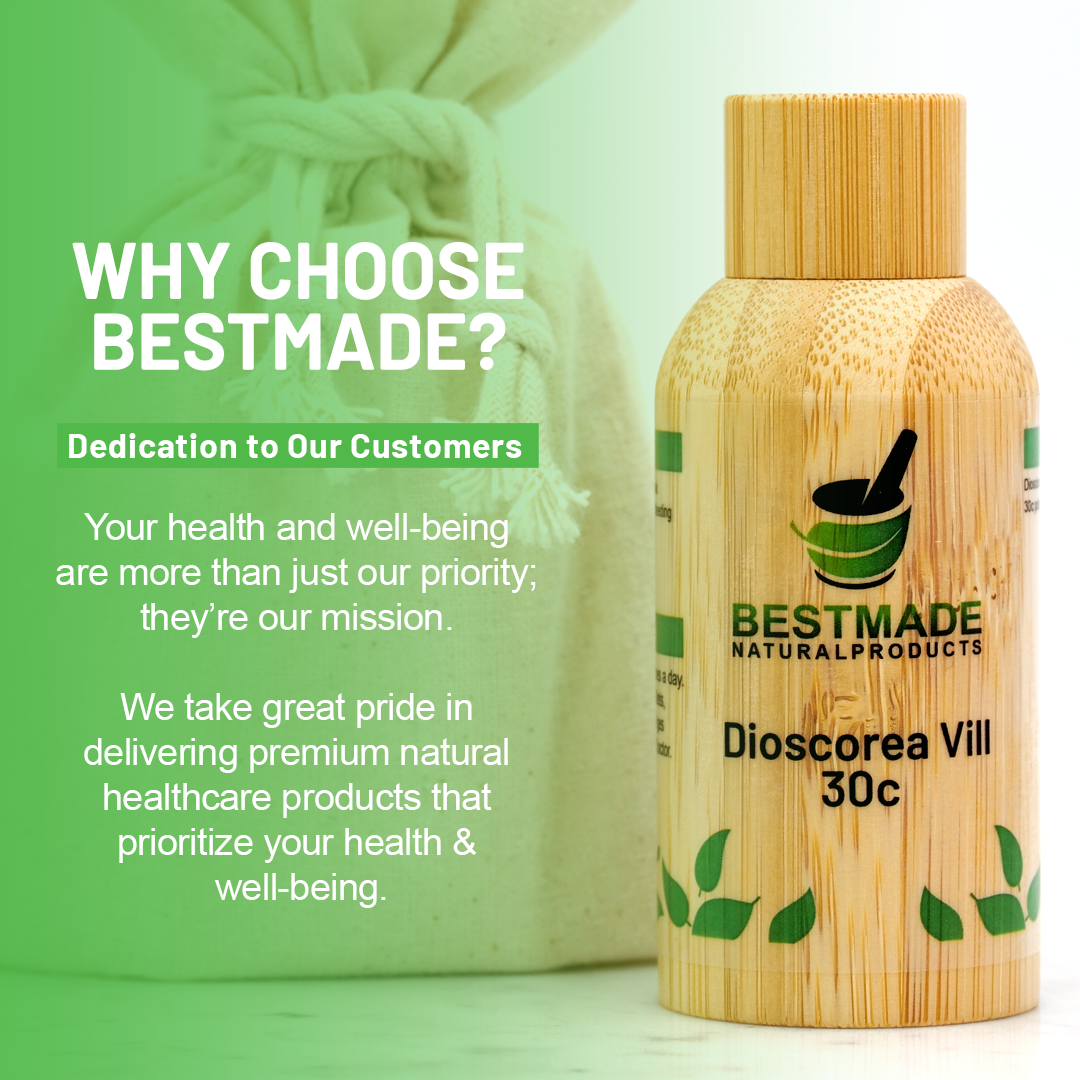 Bestmade Single Remedy Dioscorea Villosa for Pain Support