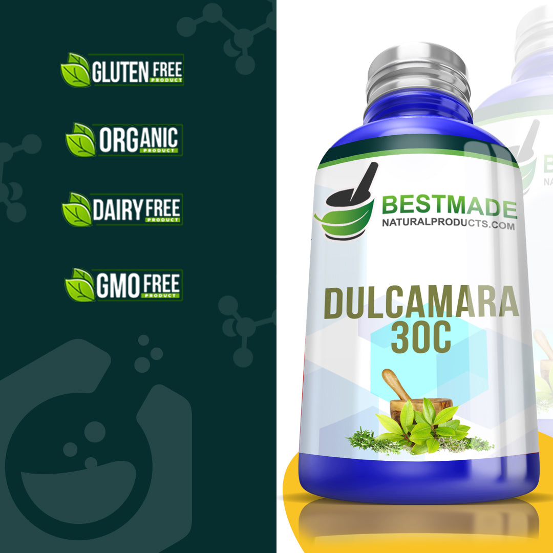 BestMade Natural Dulcamara Pills for Headache Relief - 