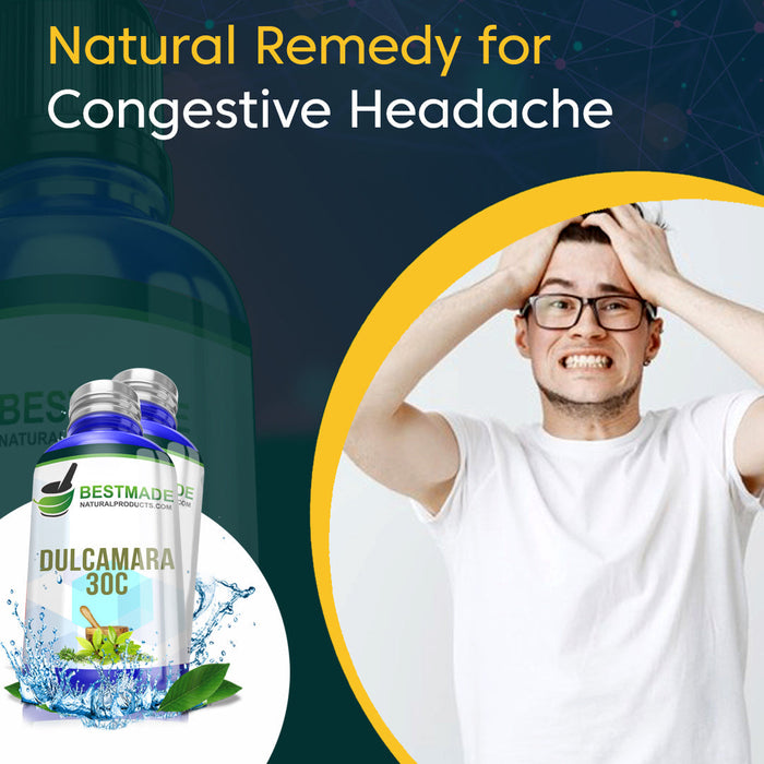 BestMade Natural Dulcamara Pills for Headache Relief - 