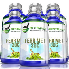 Bestmade Single Remedy Ferrum Metallicum for Severe Headache  Six Pack- Save 50%