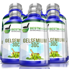 Bestmade Single Remedy Gelsemium Sempervirens for Apprehension Support Six Pack- Save 50%