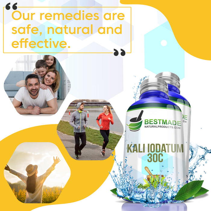 BestMade Natural Kali Iodatum Pills for Cold Symptoms - 