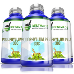 Bestmade Single Remedy Podophyllum Peltatum for Diarrhea Triple Pack- Save 30%