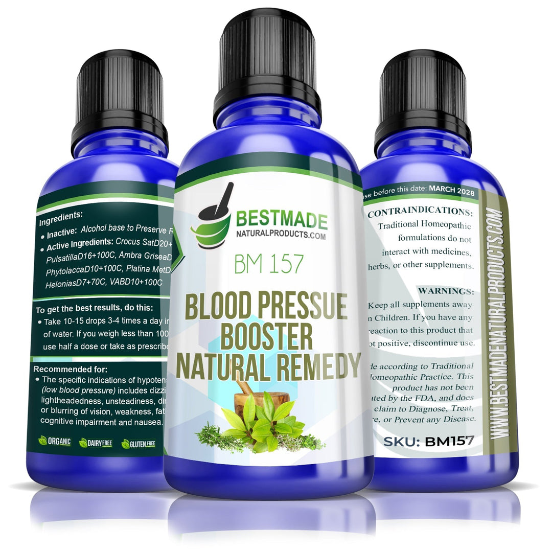 Blood Pressure Booster Natural Remedy (BM157) - BM Products