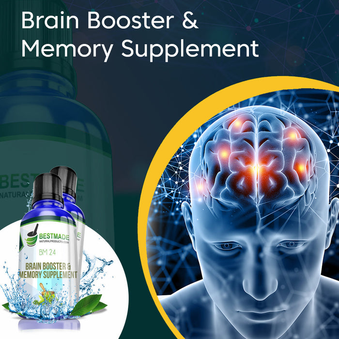 Brain Booster & Memory Supplement BM24 30mL- Learn better. -