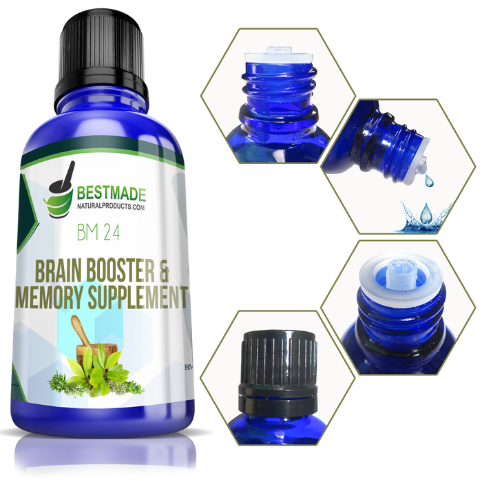 Brain Booster & Memory Supplement BM24 30mL- Learn better. -