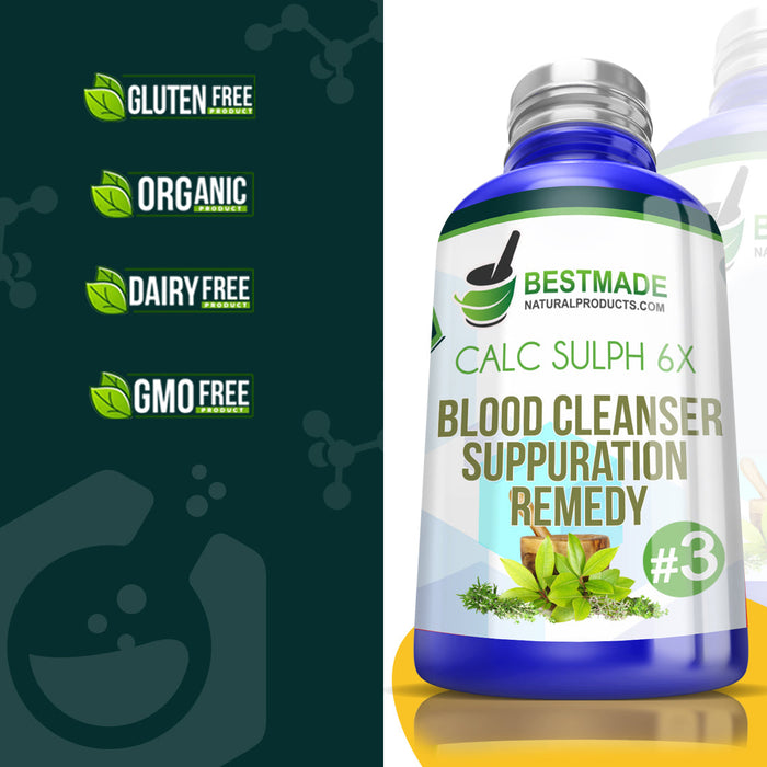 Calcarea Sulphurica 6x | Blood Cleanser Suppuration - Simple