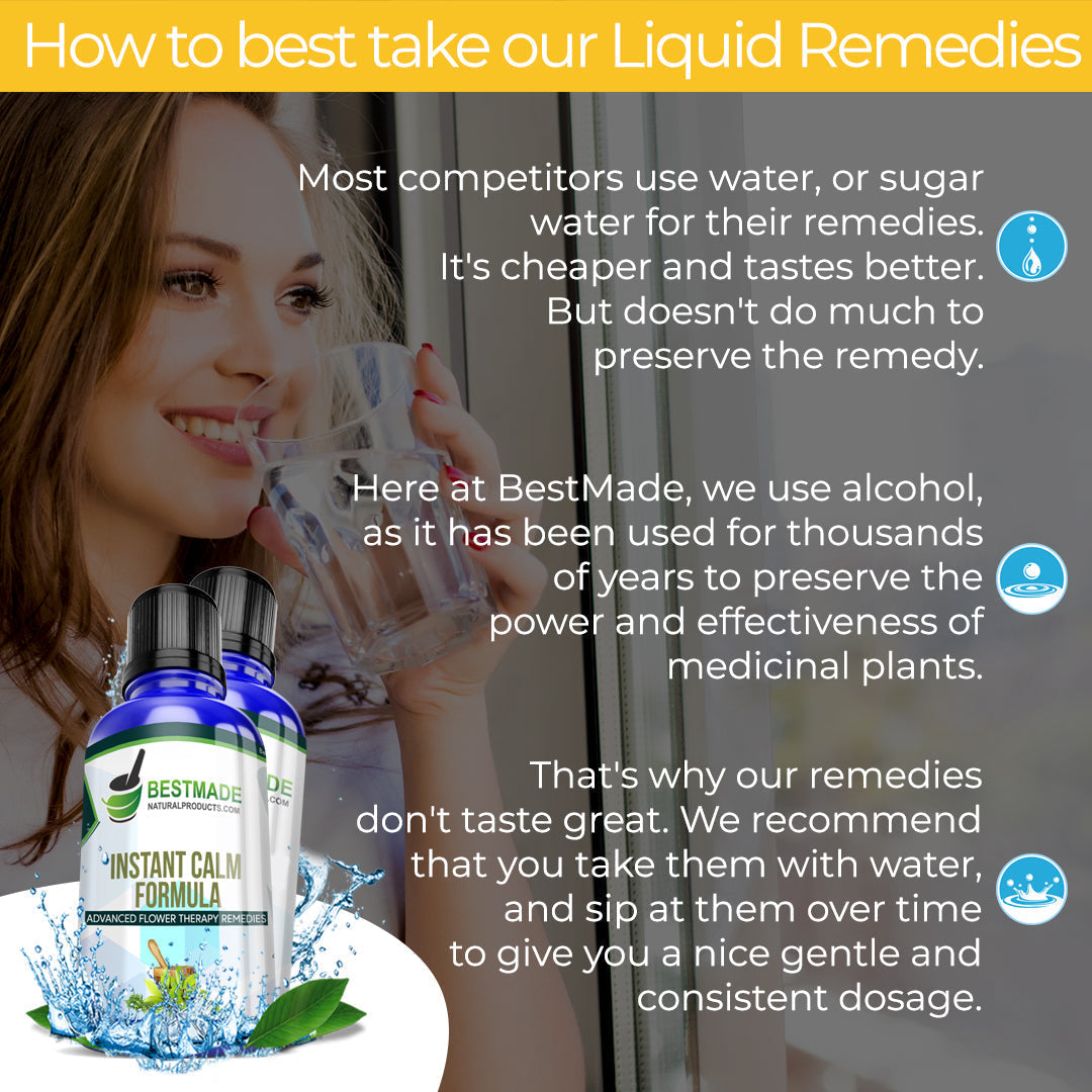 Flower Essence Blend Therapy & Natural Remedy - Simple 