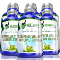 Complete Vitality Mineral Formula Bio27, Lactose-Free Six Pack- Save 50%