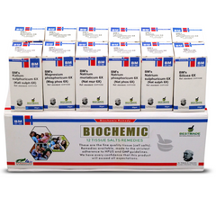 Economy Pack Tissue Cell Salt Kit - All 12 Schussler Cell Salts, Boosts The Immune System, Provides Vital Cellular Nutrition, Easy to Use Remedy Chart | 12 Bottles, 350 Pellets Each