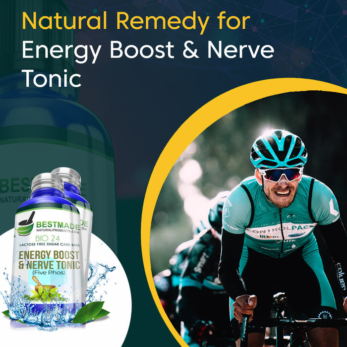 Energy Boost and Nerve Tonic Remedy (Bio24) Lactose Free - 