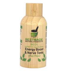 Energy Boost & Nerve Support BIO24 Vegan & Lactose-Free - Cell Salt Combination (Five Phos) for Fatigue, Anxiety, Focus & Restful Sleep | 350 Pellets