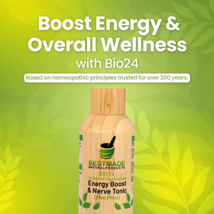 Energy Boost & Nerve Support BIO24 Vegan & Lactose-Free